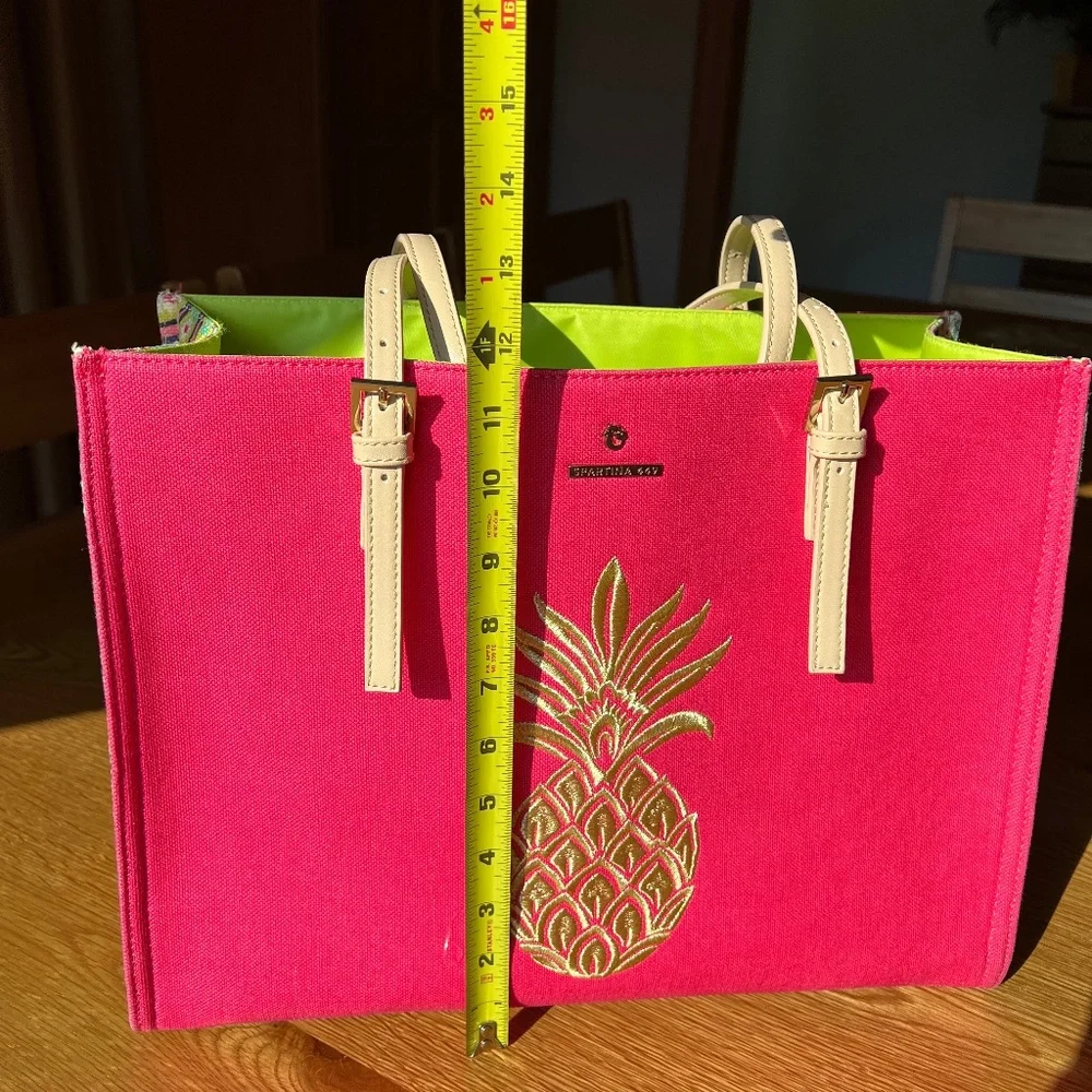 Spartina 449 Pineapple Sand Tote Bag - Picture 8 of 16